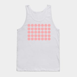 Pink Symetric Dots Tank Top